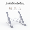 Orico Podstawka pod laptop max 17" składana aluminium (PFB-A2-SV-BP)