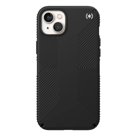 Speck Presidio2 Grip - Antypoślizgowe etui iPhone 15 Plus / 14 Plus (Black / Black / White) (150116-D143)