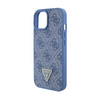 Guess Crossbody 4G Metal Logo - Etui iPhone 15 (niebieski) (GUHCP15SP4TDSCPB)