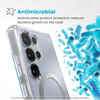 Speck Presidio Perfect-Clear Magnet - Etui Samsung Galaxy S25 Ultra MagSafe (Clear / Chrome Finish / Serene Silver) (150897-3199)