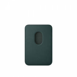 Apple Portfel z tkaniny FineWoven z MagSafe do iPhone’a - Ciemnozielony (MA6Y4ZM/A)