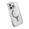 Speck Presidio Perfect-Clear ClickLock & MagSafe - Etui iPhone 16 Pro (Clear / Chrome Finish / Serene Silver) (150703-3199)