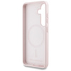 Karl Lagerfeld Silicone Double Heads And Circle MagSafe - Etui Samsung Galaxy S25 (różowy) (KLHMS25SSKCHTCP)