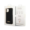 Guess Croco Collection – Etui iPhone 14 Plus (czarny) (GUHCP14MHGCRHK)