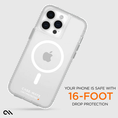 Case-Mate Ultra Tough Plus D3O MagSafe - Etui iPhone 15 Pro Max (Clear) (CM051674)