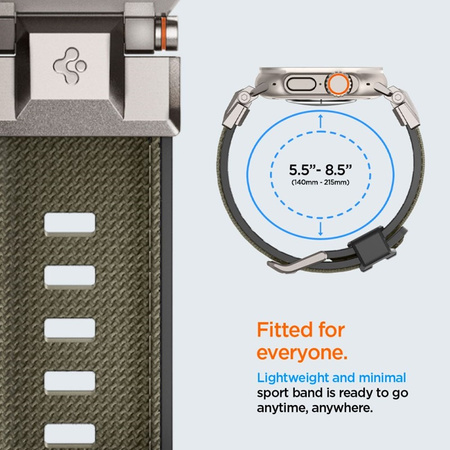 Spigen DuraPro Armor - Pasek do Apple Watch 44/45/46/49 mm (Military Green) (AMP09102)