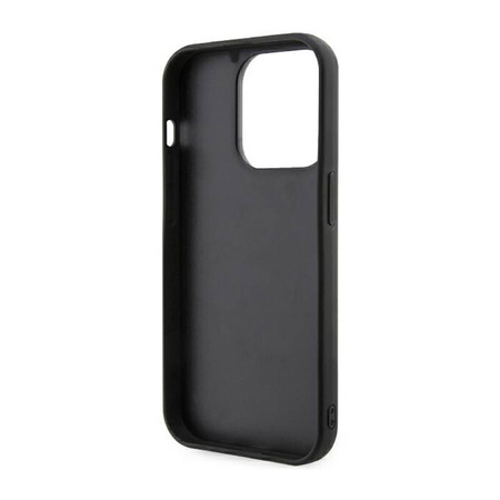 Karl Lagerfeld 3D Rubber NFT Ikonik - Etui iPhone 14 Pro (Czarny) (KLHCP14L3DRKINK)