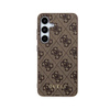 Guess 4G Metal Gold Logo - Etui Samsung Galaxy S24 (brązowy) (GUHCS24SG4GFBR)