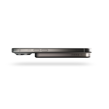 ZENS Slim Qi2 Aluminium Powerbank - magnetyczny powerbank 5000 mAh kompatybilny z MagSafe i Qi2 (black) (ZEPP05B/00)