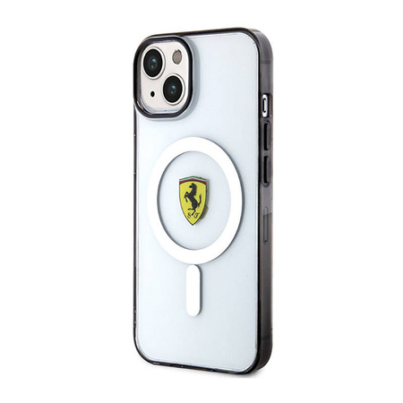 Ferrari Outline Magsafe - Etui iPhone 14 (Przezroczysty) (FEHMP14SURKT)