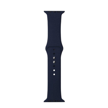 Crong Liquid - Pasek do Apple Watch 44/45/46/49 mm (granatowy) (CRG-44LQB-MBL)