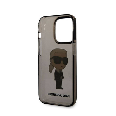 Karl Lagerfeld IML NFT Ikonik - Etui iPhone 14 Pro Max (czarny) (KLHCP14XHNIKTCK)