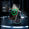 Spigen Essential EF223MS Qi2 Rotary Magnetic - Ładowarka indukcyjna MagSafe 3w1 do iPhone, AirPods i Apple Watch 15W (Black) (ACH09542)