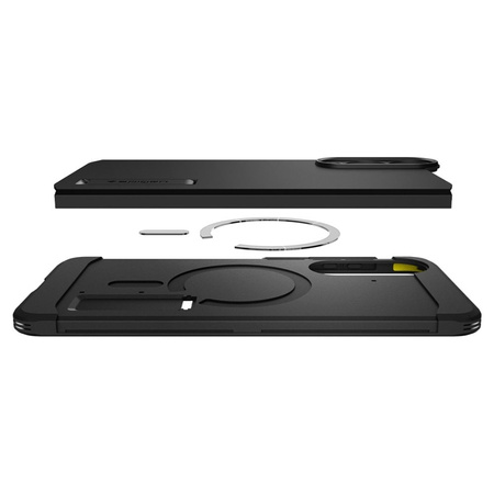 Spigen Tough Armor MagSafe - Etui do Samsung Galaxy S25 Edge (Black) (ACS09422)