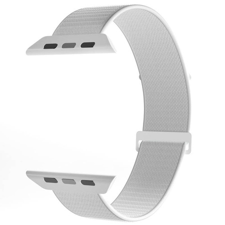 PURO Nylon Sport - Pasek do Apple Watch 44/45/46/49 mm (Biały) (PUSPORTAW44WHI)