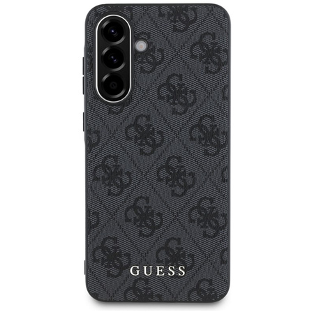 Guess 4G Metal Gold Logo - Etui do Samsung Galaxy A36 5G (czarny) (GUHCSA36G4GFGR)