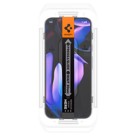 Spigen GLAS.TR EZ FIT Privacy 2-Pack - Szkło hartowane z filtrem prywatyzującym do Google Pixel 9 / 9 Pro 2 szt (AGL09312)