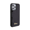 Guess Sequin Script Metal - Etui iPhone 15 Pro Max (czarny) (GUHCP15XPSFDGSK)