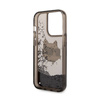 Karl Lagerfeld Liquid Glitter NFT Choupette Head - Etui iPhone 14 Pro (czarny) (KLHCP14LLNCHCK)