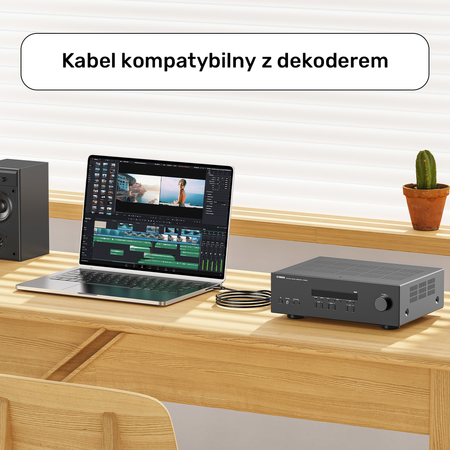 Unitek kabel do drukarki USB C na USB B 2.0 czarny 2m (C14140ABK03-2M)