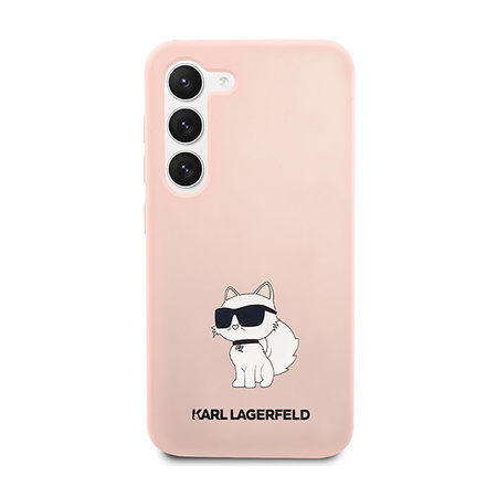Karl Lagerfeld Silicone NFT Choupette - Etui Samsung Galaxy S23 (różowy) (KLHCS23SSNCHBCP)