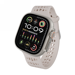 Decoded Silicone Ares O Band - silikonowy pasek do Apple Watch 44/46/49 mm (clay) (D26AWS46ABS1CY)