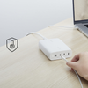 Belkin BoostCharge Pro - Ładowarka sieciowa Power Delivery, 4 porty USB-C, GaN, 200W - biała (WCH015VFWH)