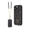 Guess Crossbody 4G Metal Logo - Etui iPhone 14 Pro (czarny) (GUHCP14LP4TDSCPK)