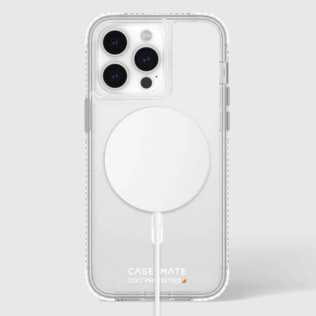 Case-Mate Ultra Tough Plus D3O MagSafe - Etui iPhone 15 Pro Max (Clear) (CM051674)
