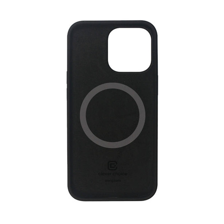 Crong Color Cover Magnetic - Etui iPhone 13 Pro MagSafe (czarny) (CRG-COLRM-IP1361P-BLK)