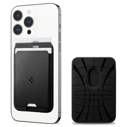Spigen Valentinus Pro MagSafe - Portfel magnetyczny (Black) (AFA09442)