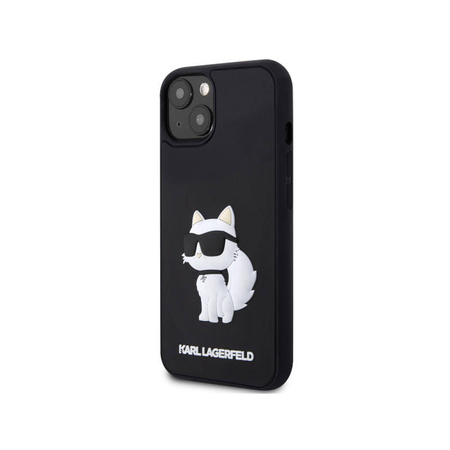Karl Lagerfeld 3D Rubber NFT Choupette - Etui iPhone 14 Plus (Czarny) (KLHCP14M3DRKHNK)
