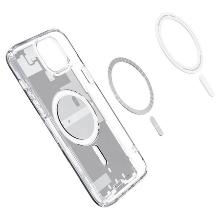Spigen Ultra Hybrid Mag MagSafe - Etui do iPhone 15 Plus (Zero One White) (ACS07035)