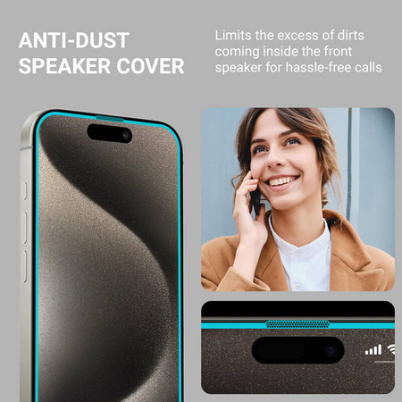 Crong EasyShield 2-Pack - Szkło hartowane iPhone 16e / iPhone 14 / iPhone 13 / iPhone 13 Pro (2 sztuki) (CRGES2PIP1461)