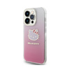 Hello Kitty IML Gradient Electrop Kitty Head - Etui iPhone 15 Pro (różowy) (HKHCP15LHDGKEP)
