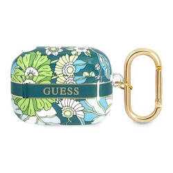 Guess Flower - Etui Airpods Pro (Green) (GUAPHHFLN)