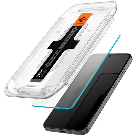 Spigen GLAS.TR EZ FIT 2-Pack - Szkło hartowane do Samsung Galaxy S25 / S24 (2 sztuki) (AGL07440)