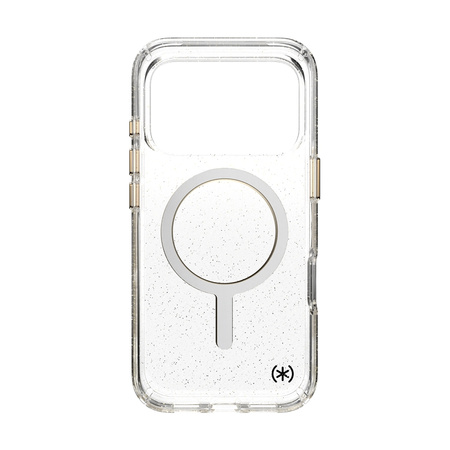 Speck Presidio Lux MagSafe - Etui iPhone 17 Pro (Glitter / Gold Metallic) (150978-9221)