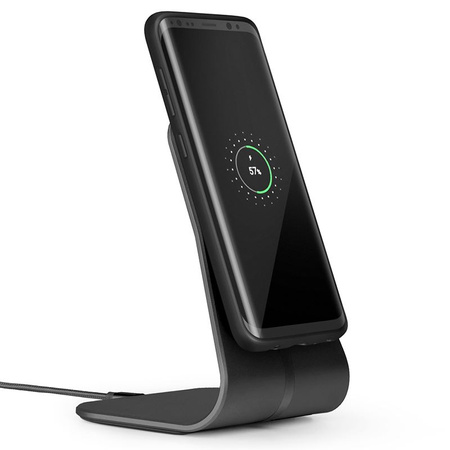 XVIDA Fast Charging Desk Stand - Ładowarka bezprzewodowa z uchwytem magnetycznym, aluminium (QC 2.0) (FCDST-01B-EU)