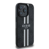 Guess 4G Printed Stripes MagSafe - Etui iPhone 16 Pro (czarny) (GUHMP16LP4RPSK)