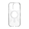 Speck Presidio Perfect-Clear Grip ClickLock & MagSafe - Etui iPhone 16 Pro (Clear / Chrome Finish / Serene Silver) (150704-3199)
