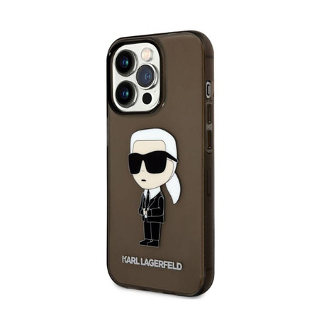 Karl Lagerfeld IML NFT Ikonik - Etui iPhone 14 Pro Max (czarny) (KLHCP14XHNIKTCK)