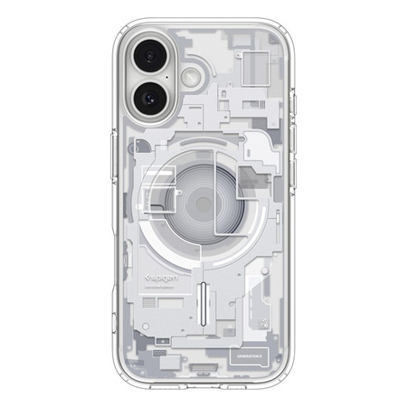 Spigen Ultra Hybrid Mag MagSafe - Etui do iPhone 17 (Zero One White) (ACS10385)