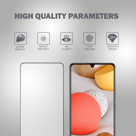 Crong 3D Armour Glass - Szkło hartowane 9H Full Glue na cały ekran Samsung Galaxy A42 5G (CRG-3DAG-SGA42)