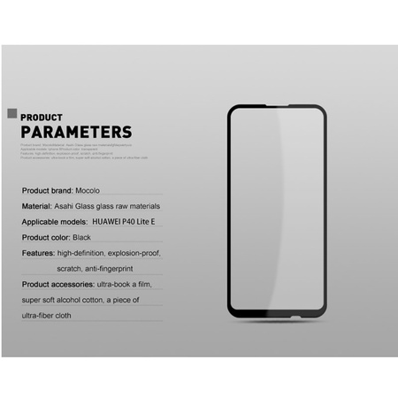 Mocolo 2.5D Full Glue Glass - Szkło ochronne Huawei P40 Lite E (HW4680)
