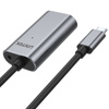 Unitek wzmacniacz sygnału USB-C na USB(A) 5M - czarny-srebrny (U304A)