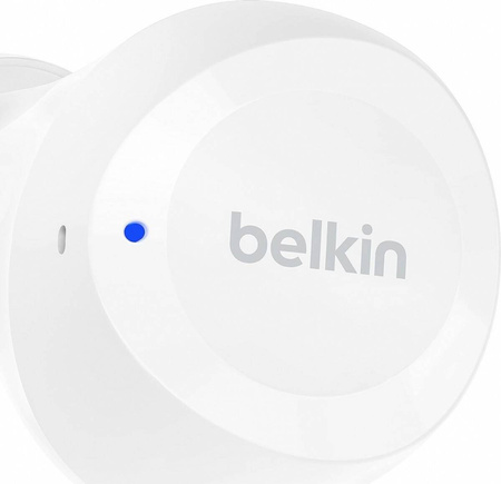 Belkin SOUNDFORM BoltTrue Wireless Earbuds - White Słuchawki bezprzewodowe (AUC009BTWH)