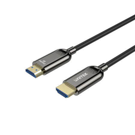 Unitek Kabel optyczny HDMI 2.1 AOC 8K 120Hz 70m - czarny (C11085GY01-70M)