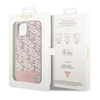 Guess GCube Stripes MagSafe - Etui iPhone 14 Plus (Różowy) (GUHMP14MHGCFSEP)