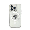 Karl Lagerfeld Karl & Choupette Glitter Magsafe - Etui iPhone 15 Pro (przezroczysty) (KLHMP15LHGKCNOT)